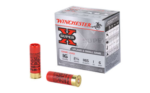 Ammunition Winchester Ammunition Super X 16Gauge WIN SPRX 16GA 2.75" #6 25/250